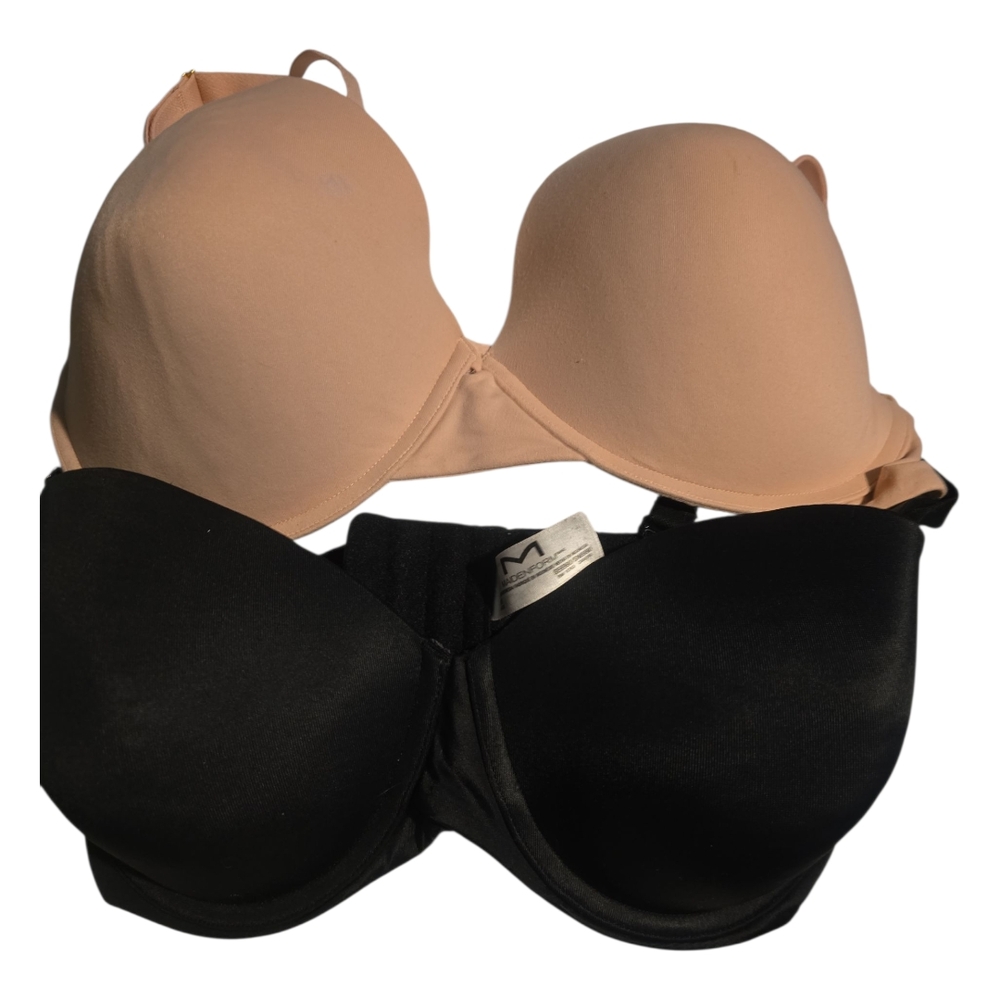 Women's Black and Tan Bras